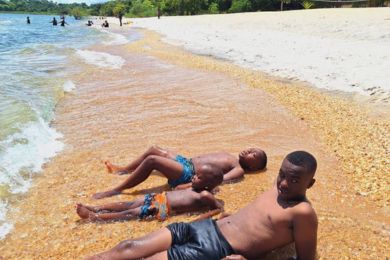 Mwika's kids at Chintheche Inn